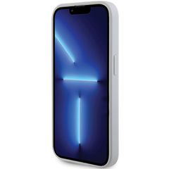 Guess Strass Metal Logo case for iPhone 15 Pro - silver-thumb-4