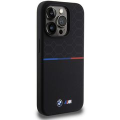 BMW M Silicone Pattern MagSafe case for iPhone 15 Pro - black-thumb-3