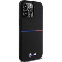 BMW M Silicone Pattern MagSafe case for iPhone 15 Pro Max - black-thumb-3