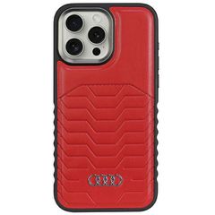 Audi Synthetic Leather case with MagSafe for iPhone 14 Pro - red
