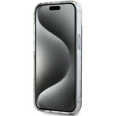 DKNY IML Checkered Mono Pattern case for iPhone 15 Plus / 14 Plus - black-thumb-4