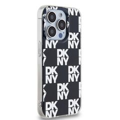 DKNY IML Checkered Mono Pattern case for iPhone 15 Pro Max - black-thumb-3
