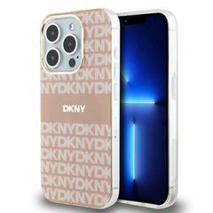 DKNY IML Mono & Stripe MagSafe case for iPhone 14 Pro Max - pink