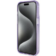 Guess Ring Stand Script Glitter MagSafe case for iPhone 15 Pro - purple-thumb-4