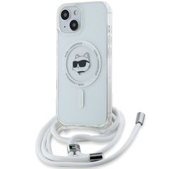 Karl Lagerfeld IML Choupette Head & Cord MagSafe case for iPhone 14 / 13 / 15 - transparent