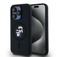 Karl Lagerfeld Silicone Karl MagSafe case for iPhone 15 Pro - black