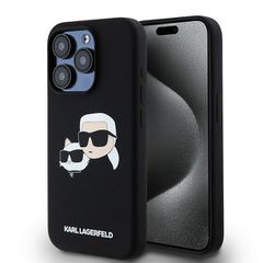 Karl Lagerfeld Silicone Karl MagSafe case for iPhone 15 Pro - black
