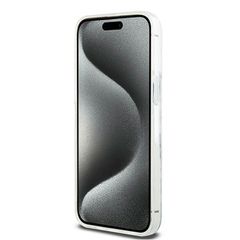 DKNY Liquid Glitter Multilogo case for iPhone 15 Pro Max - white-thumb-4