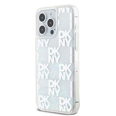 DKNY Liquid Glitter Multilogo case for iPhone 15 Pro Max - white-thumb-1