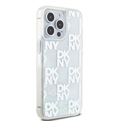 DKNY Liquid Glitter Multilogo case for iPhone 15 Pro Max - white-thumb-3