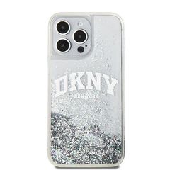 DKNY Liquid Glitter Big Logo case for iPhone 15 Pro - white-thumb-2