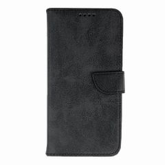 Leather Book Case for iPhone 16 - black-thumb-1
