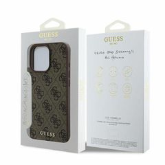 Guess 4G Classic iPhone 16 Pro Case - Brown-thumb-3