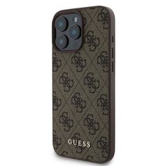 Guess 4G Classic iPhone 16 Pro Case - Brown-thumb-1