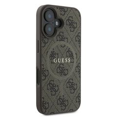 Guess 4G Ring Classic Logo MagSafe iPhone 16 Plus Case - Brown-thumb-3
