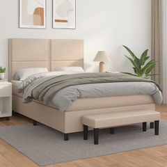 ΚΡΕΒΑΤΙ BOXSPRING ΜΕ ΣΤΡΩΜΑ ΚΑΠΟΥΤΣΙΝΟ 140X200ΕΚ.ΑΠΟ ΣΥΝΘ.ΔΕΡΜΑ 3137610