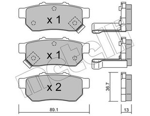 ΣΕΤ ΤΑΚΑΚΙΑ METELLI 22-0176-1