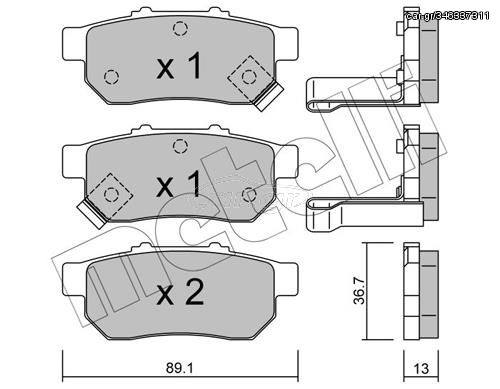 ΣΕΤ ΤΑΚΑΚΙΑ METELLI 22-0176-1