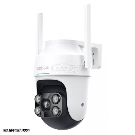 BOTSLAB smart κάμερα W312, 4MP/2.5K, WiFi & LAN, PTZ, SD, IP66