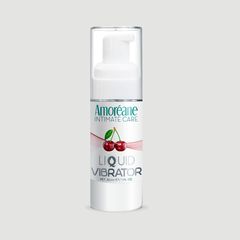 Υγρός Δονητής με Γεύση Κεράσι Amoreane Liquid Vibrator Cherry Flavor - 30 ml