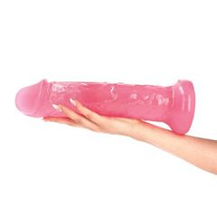 Dildo Ercole Transparent-pink 34 cm-thumb-4