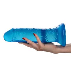 Dildo Sansone Transparent blue 28,5 cm-thumb-4