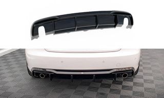 Diffuser / Διαχύτης Maxton Design Audi A5 Coupe 8T Facelift (2011 - 2016) - Έκδοση Με Μονές Εξατμίσεις Και Στις Δύο Πλευρές - Μαύρο Γυαλιστερό - (AU-A5-1F-RS1G)