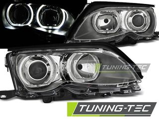 Φανάρια Angel Eyes Εμπρός Χρώμια BMW E46 Limousine 01-04 - (LPBMD7)