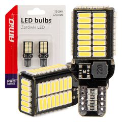 ΛΑΜΠΑΚΙΑ T15e W16W 12/24V 54x4014 SMD LED CAN-BUS PRO SERIES AMIO - 2 Τεμ.