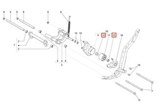 Δακτυλίδι Συνεμπλόκ Μοχλικού Gilera Runner 180 VXR ZAPM24000 1998-2005 273460