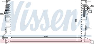 Nissens Ψυγείο, Ψύξη Κινητήρα - 637607