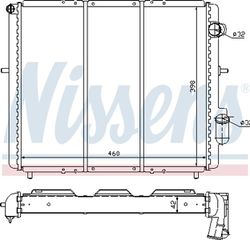 Nissens Ψυγείο, Ψύξη Κινητήρα - 639461