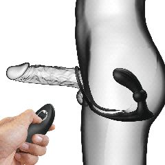 PRETTY LOVE WARREN R-C vibrating pulsating plug with ring-thumb-7