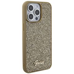 Guess Disco Metal Script case for iPhone 15 Pro Max - gold-thumb-3