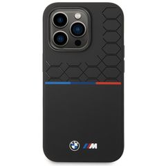 BMW Silicone Pattern iPhone 15 Pro Case - Black-thumb-2