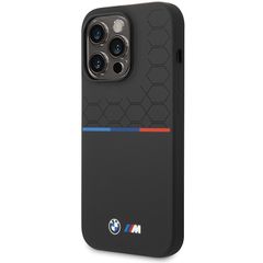 BMW Silicone Pattern iPhone 15 Pro Case - Black-thumb-1