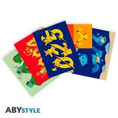POKEMON - Pck A5 Notebook + Mug320ml + Postcards Pikachu-thumb-1