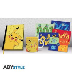 POKEMON - Pck A5 Notebook + Mug320ml + Postcards Pikachu / Fan Shop and Merchandise