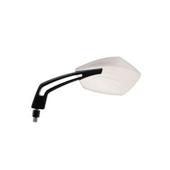 Ride Mirror With Reverse Adapter Universal M10/125 - Black/White (Pair)