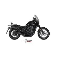 Τελικο Εξατμισης Mivv Hr-1 Honda Cmx 1100 Rebel 22-24 Black S.s/Carbon