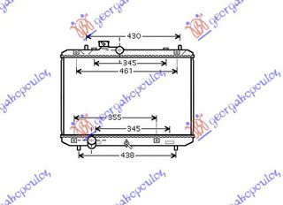 ΨΥΓΕΙΟ 1.3-1.5i 16V +/-A/C (37.5x55) (KOYO) για SUZUKI SWIFT H/B 06-11