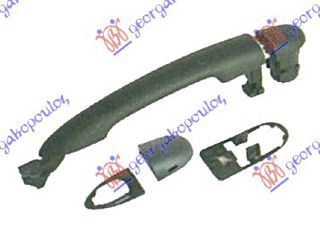 ΧΕΡΟΥΛΙ ΠΟΡΤΑΣ ΕΞΩ ΜΑΥΡΟ για RENAULT MEGANE SDN-H/B-L/B 02-05