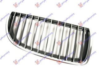 ΚΑΡΔΙΑ ΜΑΣΚΑΣ ΧΡΩΜΙΟ-ΧΡΩΜΙΟ/ΜΑΥΡΗ για BMW SERIES 3 (E90/91) SDN 05-08