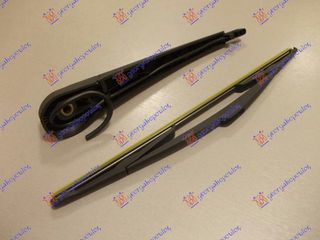 ΥΑΛΟΚ. ΠΙΣΩ Μ/ΜΠΡΑΤΣΟ (ΜΟΝΗ ΠΟΡΤΑ) 405mm για PEUGEOT EXPERT 07-16