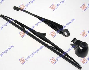 ΥΑΛΟΚΑΘΑΡΙΣΤΗΡΑΣ ΠΙΣΩ ΜΕ ΜΠΡΑΤΣΟ (S.W.) 380mm για VW GOLF IV 98-04