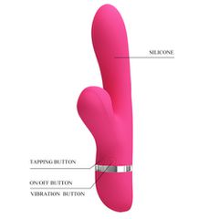 Pretty Love WILLOW Rabbit Vibrator MAGENTA-thumb-2