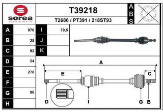 ΗΜΙΑΞΟΝΙΟ ΑΡΙΣΤ. BERLINGOO (K9) 308 (P5)(T9) PARTNER (K9) RIFTER (K9) , 9820471280 , T39217
