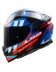 LS2 FF811 Vector II Carbon Tantic Gloss Red/Blue