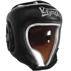 Κάσκα Olympus Μαύρη THAI PRO Ανοιχτού Προσώπου PU Black