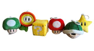 SUPER MARIO - Assortment of 12 Plushs Keychains - 10cm